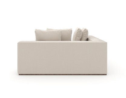 Caracole - Bello Corner Laf Chaise in Green - UPH-024-CHL1-A