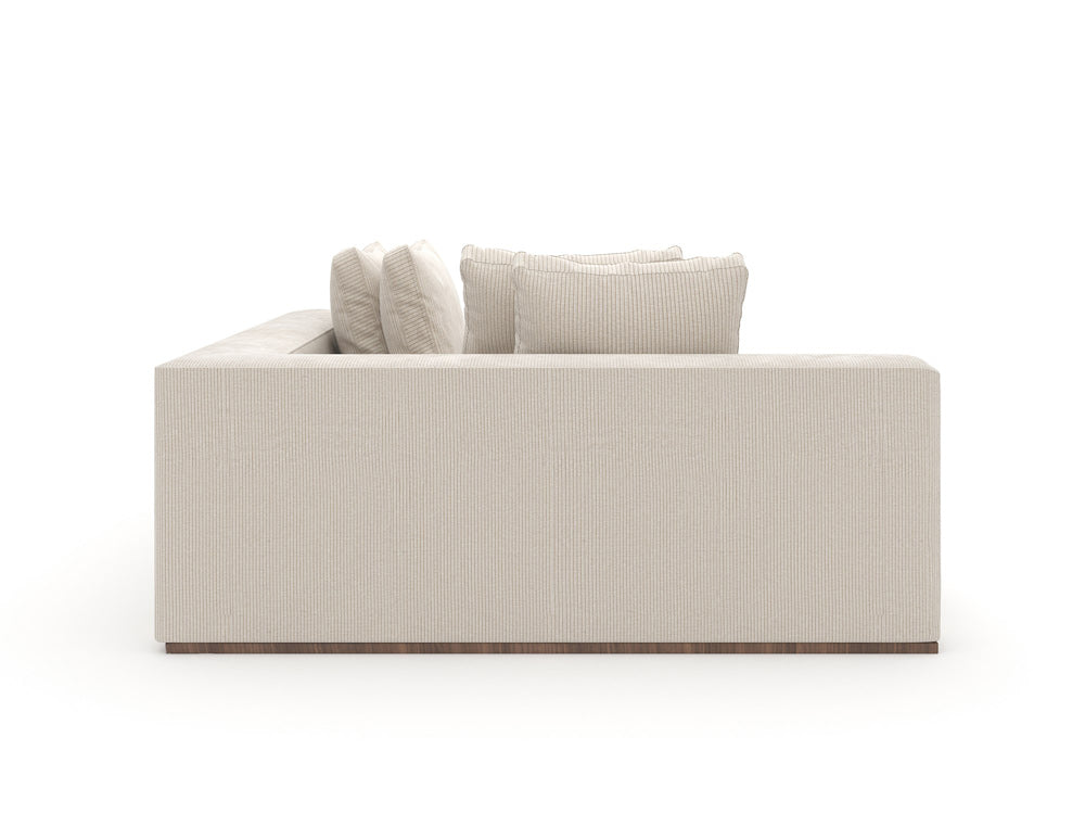 Caracole - Bello Corner Laf Chaise in Green - UPH-024-CHL1-A