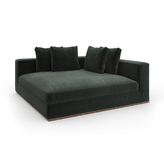 Caracole - Bello Corner Raf Chaise in Green - UPH-024-CHR1-A veiw 1