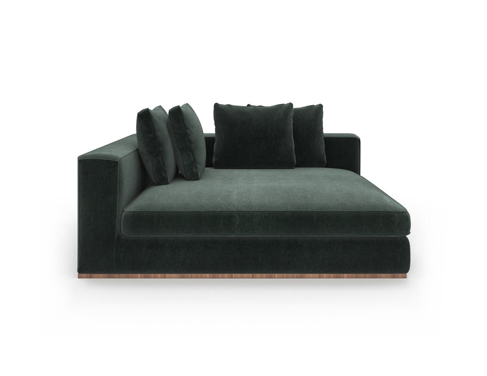 Caracole - Bello Corner Raf Chaise in White - UPH-024-CHR1-B