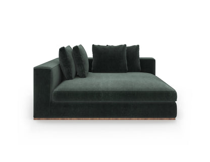 Caracole - Bello Corner Raf Chaise in White - UPH-024-CHR1-B