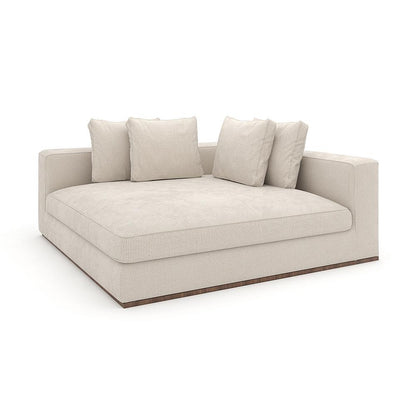 Caracole - Bello Corner Raf Chaise in White - UPH-024-CHR1-B veiw 1