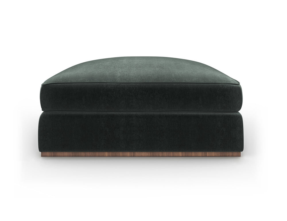 Caracole - Bello Ottoman in Green - UPH-024-041-A