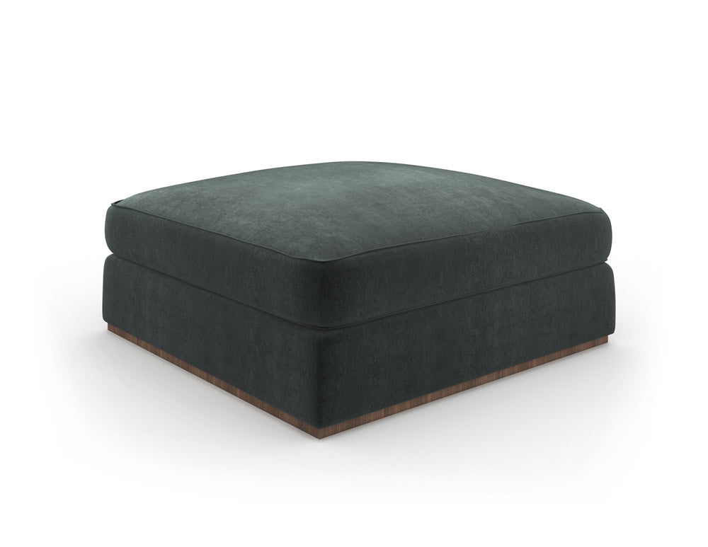Caracole - Bello Ottoman in Green - UPH-024-041-A