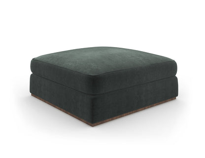 Caracole - Bello Ottoman in Green - UPH-024-041-A