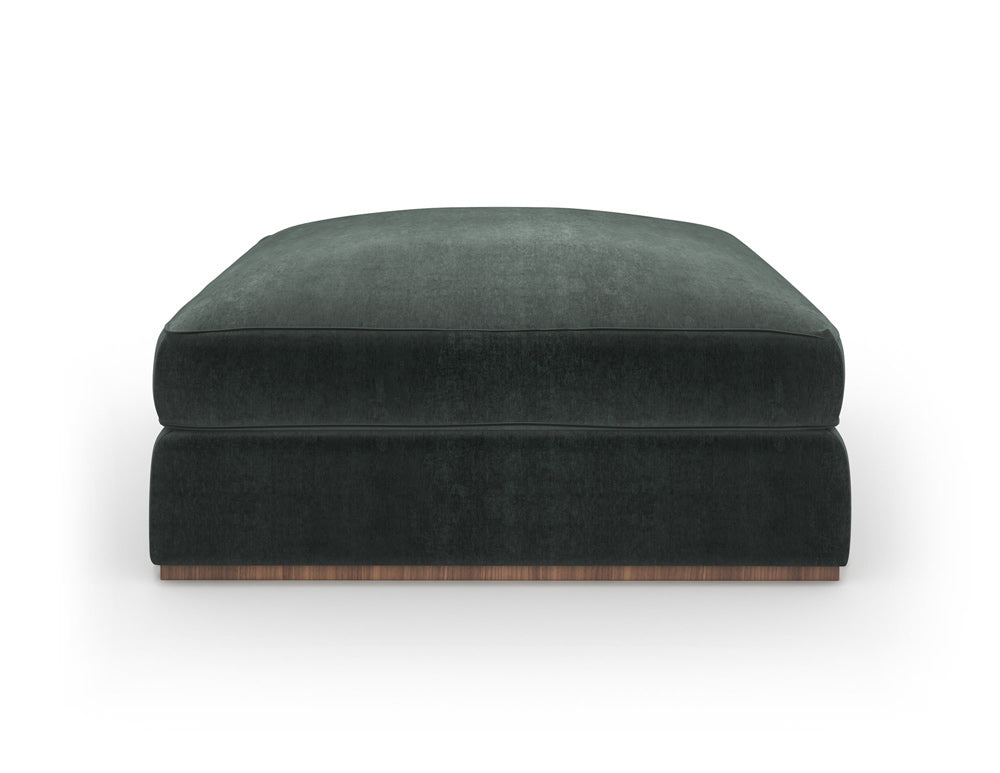 Caracole - Bello Ottoman in Green - UPH-024-041-A