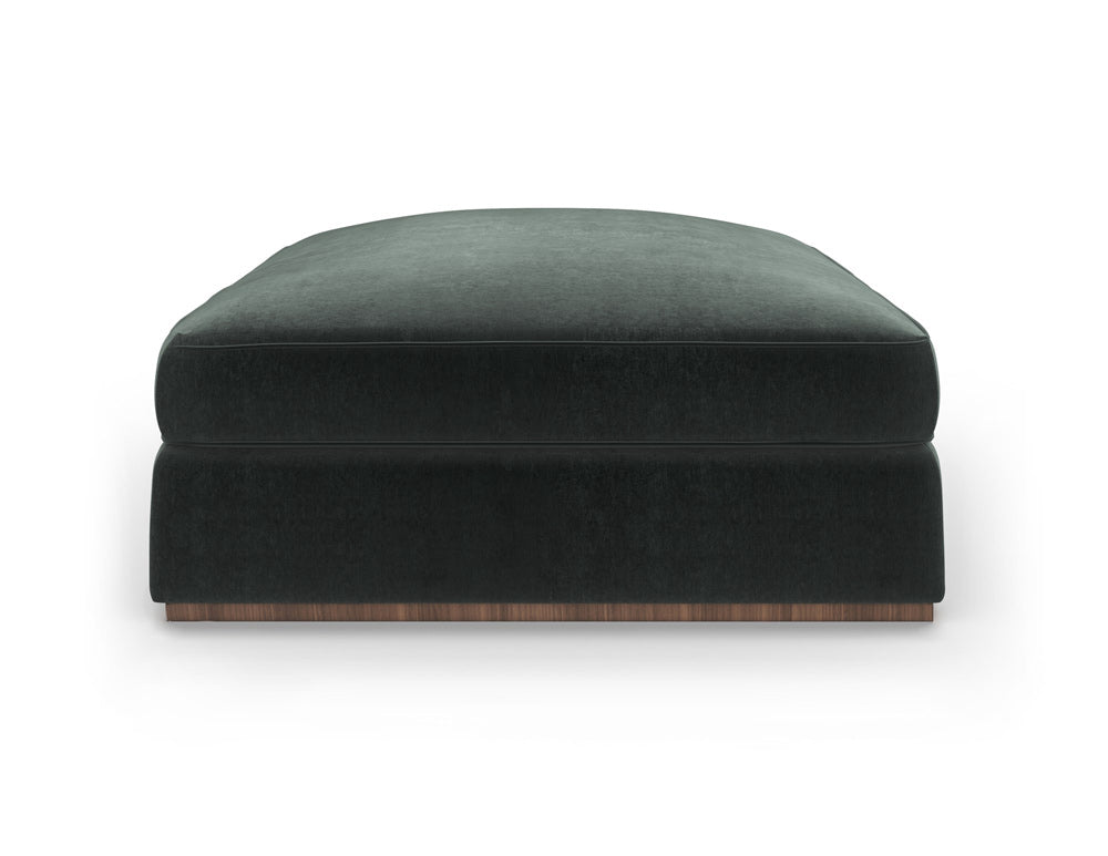 Caracole - Bello Ottoman in Green - UPH-024-041-A