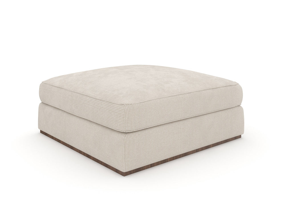 Caracole - Bello Ottoman in Green - UPH-024-041-A
