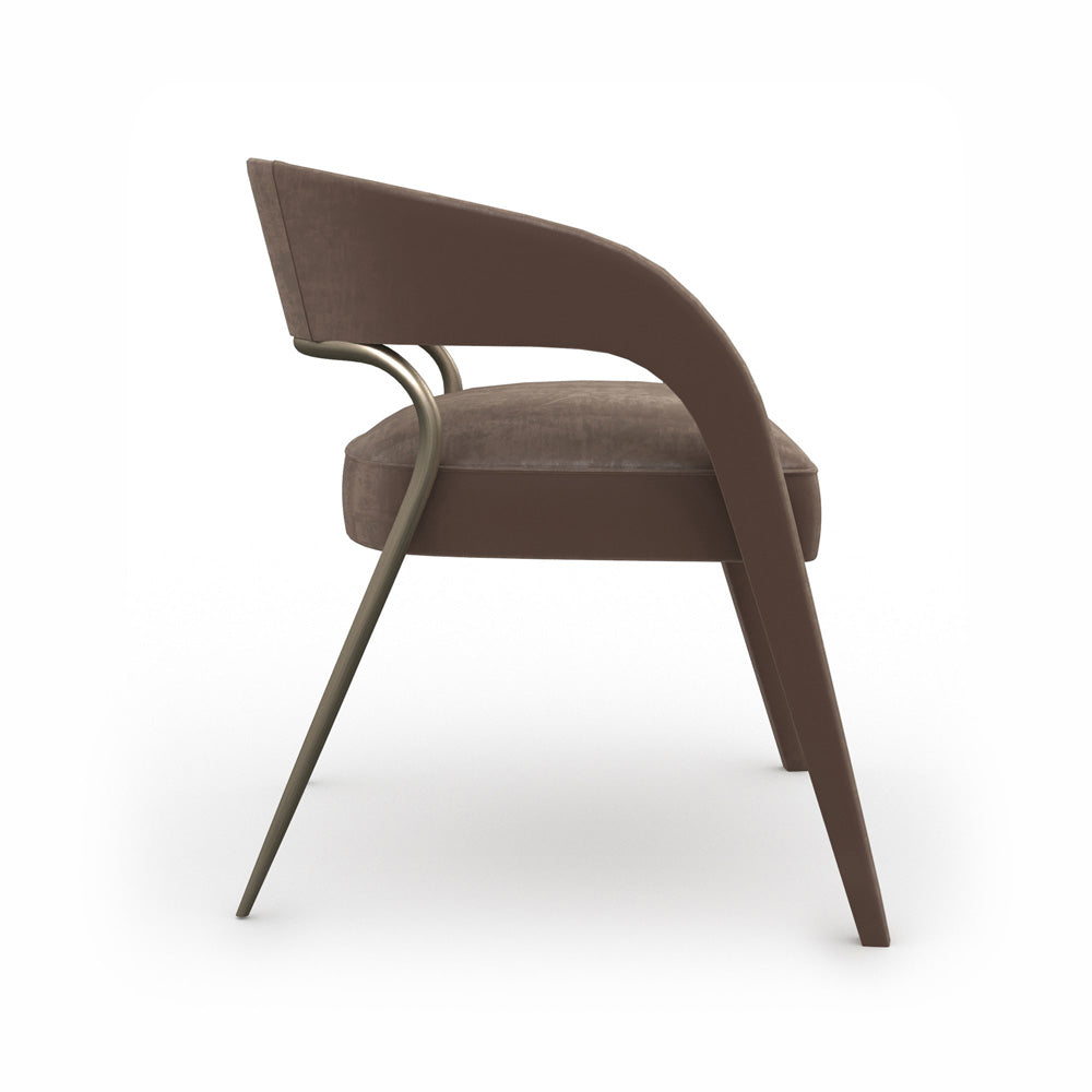 Caracole - Gazelle Dining Chair in Brown - CLA-024-291