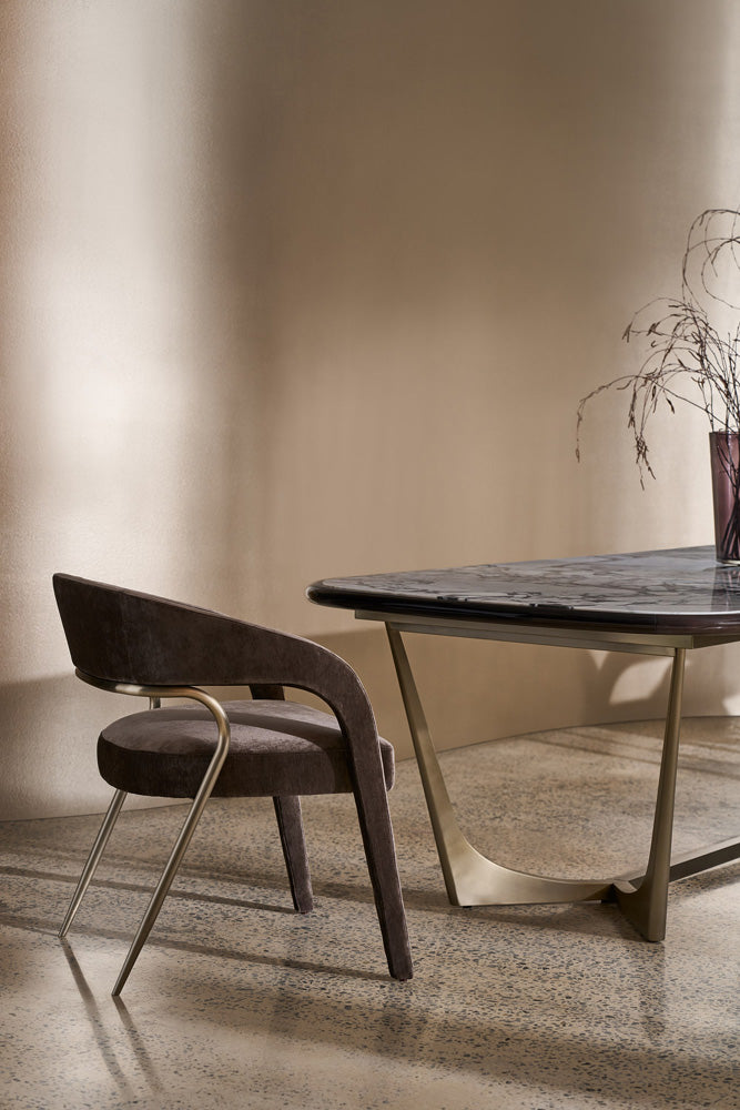 Caracole - Gazelle Dining Chair in Brown - CLA-024-291