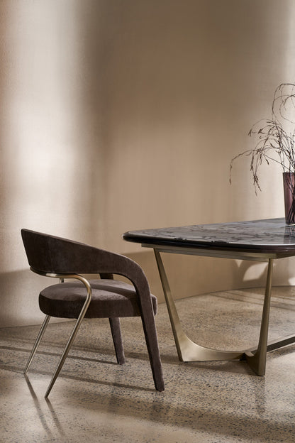 Caracole - Gazelle Dining Chair in Brown - CLA-024-291