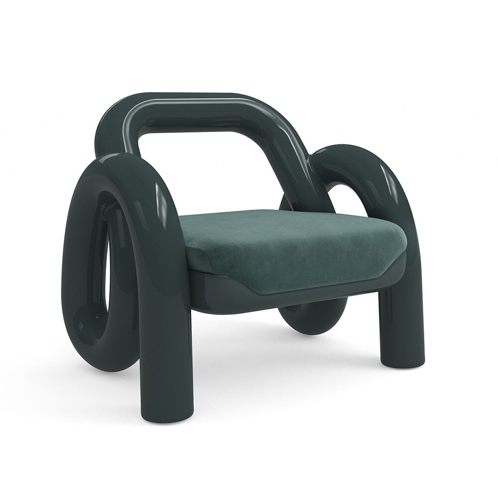 Caracole - Gelee Accent Chair in Apatite Gloss - UPH-024-131-A veiw 1