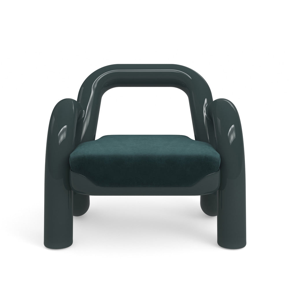 Caracole - Gelee Accent Chair in Apatite Gloss - UPH-024-131-A