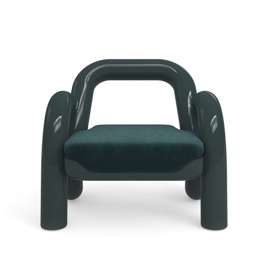 Caracole - Gelee Accent Chair in Apatite Gloss - UPH-024-131-A