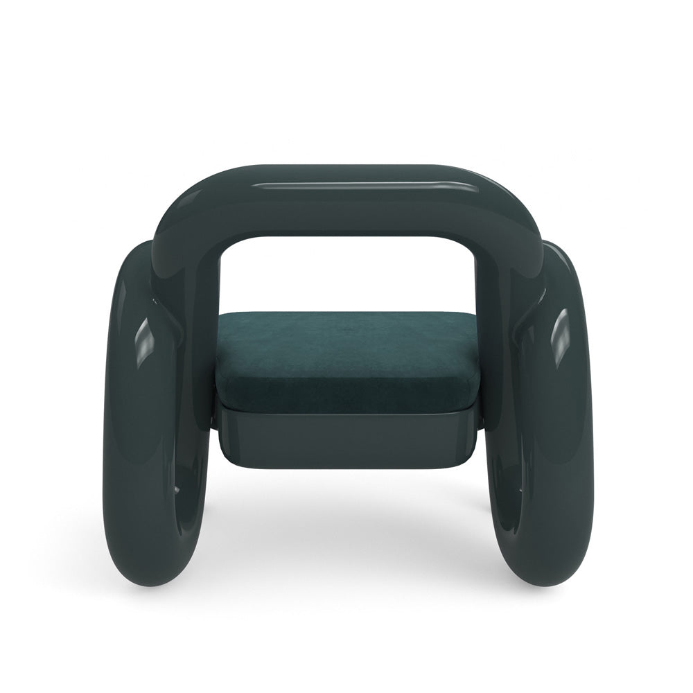 Caracole - Gelee Accent Chair in Apatite Gloss - UPH-024-131-A