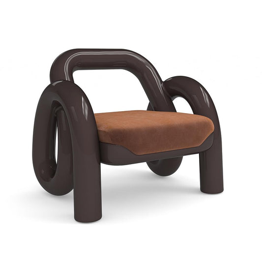 Caracole - Gelee Accent Chair in Chocolate Truffle - UPH-024-134-A veiw 1