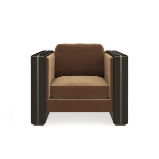 Caracole - Gelee Chair in Chocolate Truffle - UPH-024-233-A