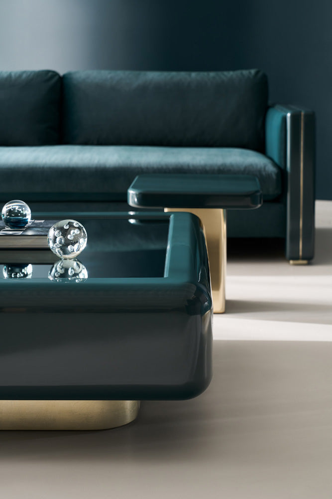 Caracole - Gelee Cocktail Table in Apatite Gloss - CLA-024-403
