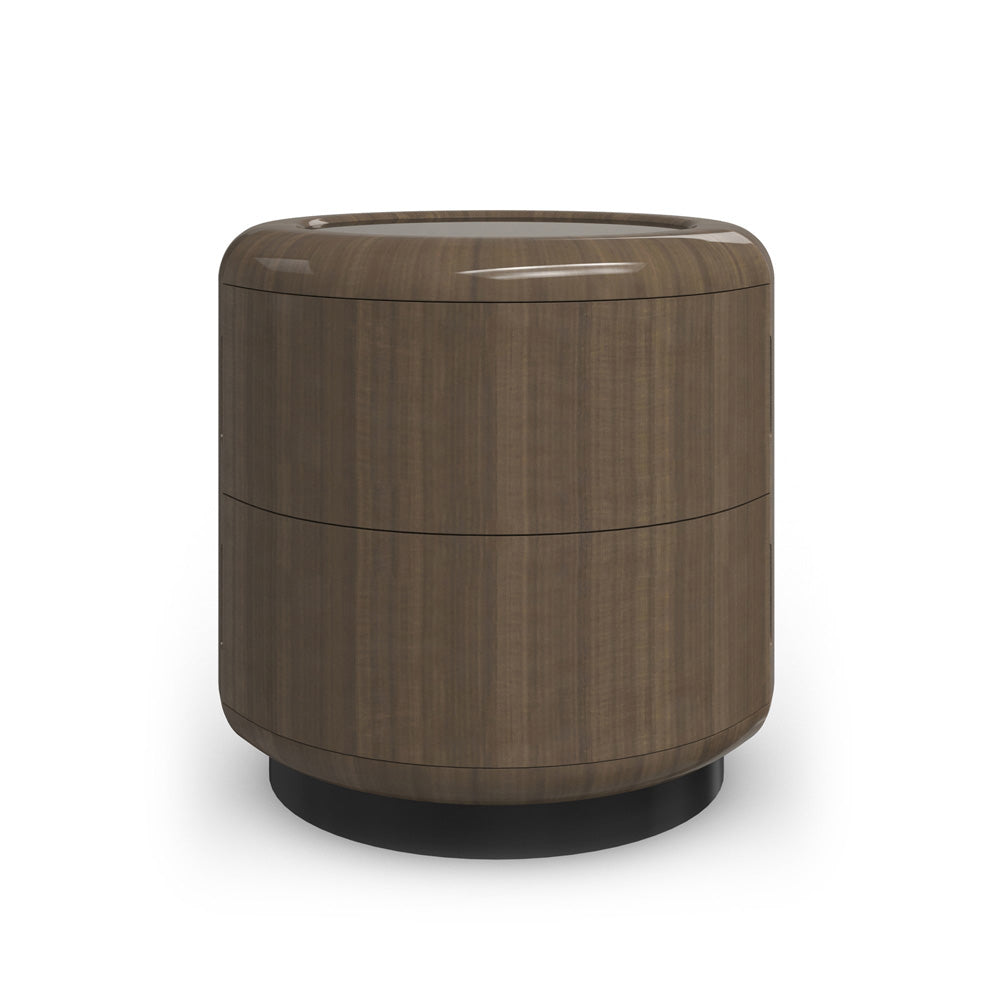 Caracole - Gelee Round Accent Table in Caramello Gloss - CLA-024-424