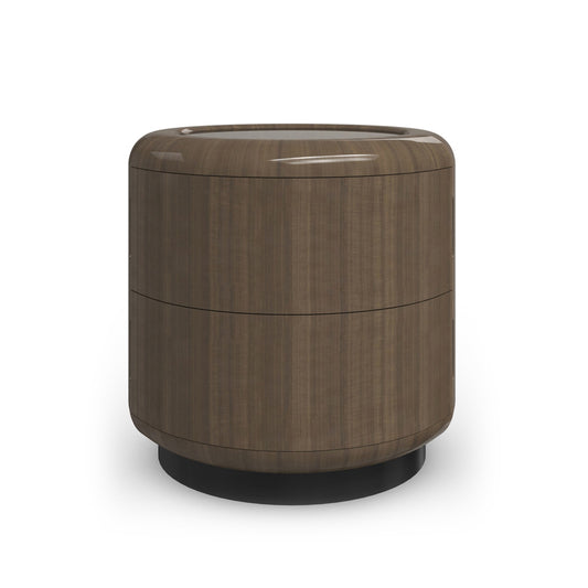 Caracole - Gelee Round Accent Table in Caramello Gloss - CLA-024-424