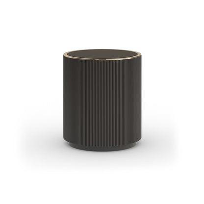 Caracole - Love Round End Table  in Dark Chocolate-Whisper of Gold - CLA-024-418 veiw 1