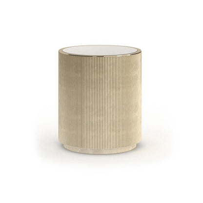 Caracole - Love Round End Table  in Oracle-Whisper of Gold - CLA-024-417 veiw 1