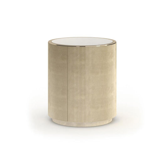 Caracole - Love Round End Table  in Oracle-Whisper of Gold - CLA-024-417 veiw 1