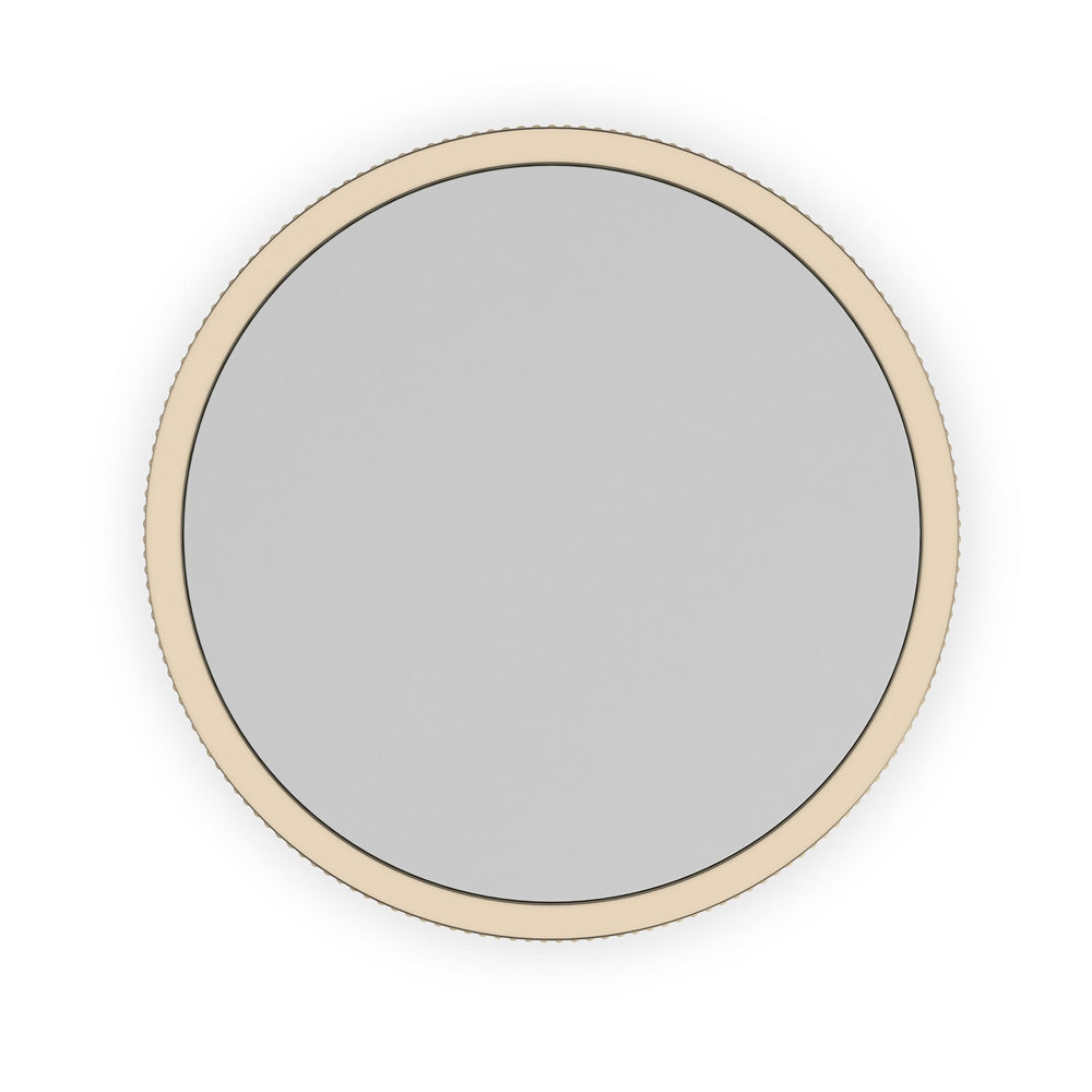 Caracole - Love Round End Table in Oracle-Whisper of Gold - CLA-024-417