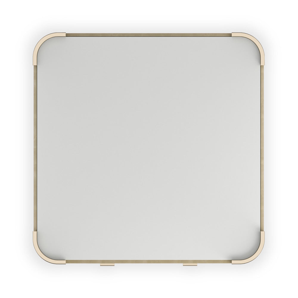 Caracole - Love Square Cocktail Table in Oracle-Whisper of Gold - CLA-024-4015