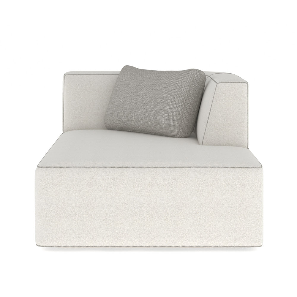 Caracole - Marbella Raf Chaise in White - M150-023-RH1-B