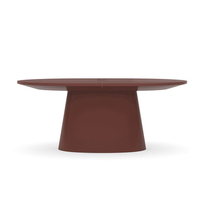 Caracole - Paragon Dining Table in Rouge Red Gloss - CLA-024-207