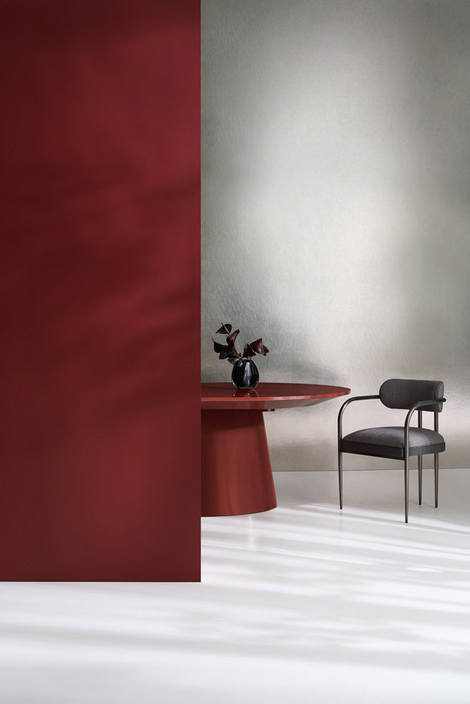 Caracole - Paragon Dining Table in Rouge Red Gloss - CLA-024-207