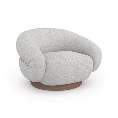 Caracole - Smoosh Swivel Chair in Gray - UPH-024-031-B veiw 1