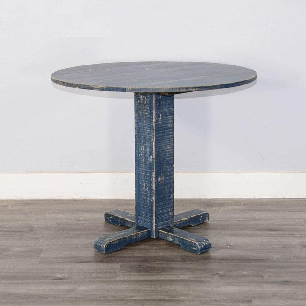 Sunny Designs - Ocean Blue Drop Leaf Table - 1001OB veiw 2