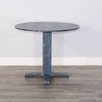 Sunny Designs - Ocean Blue Drop Leaf Table - 1001OB veiw 3