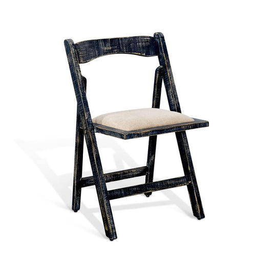 Sunny Designs - Folding Dining Chair - Black - 1420BS veiw 1