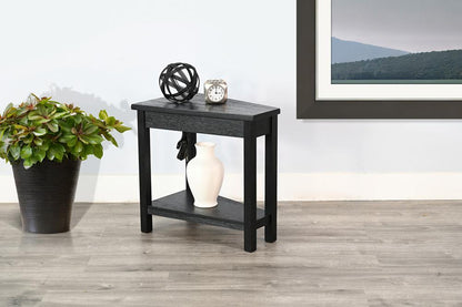 Sunny Designs - Chair Side Table with Power Strip - Black - 2226UM-P veiw 3