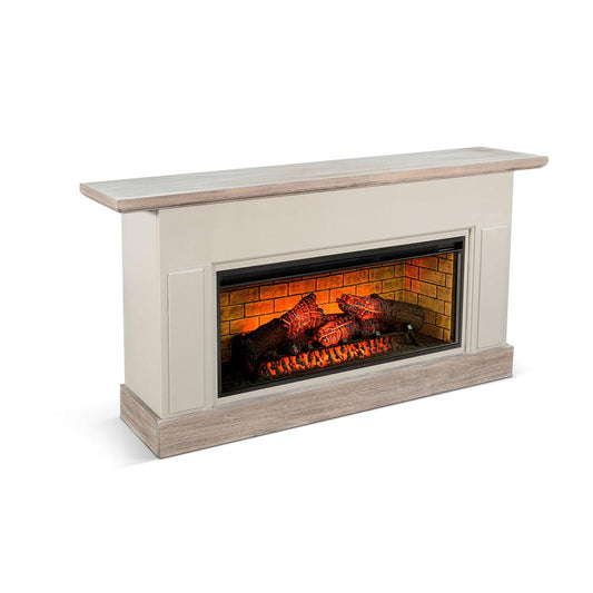Sunny Designs - 72in Media Console with Electric Fireplace - Natural - K3684WP-W veiw 1
