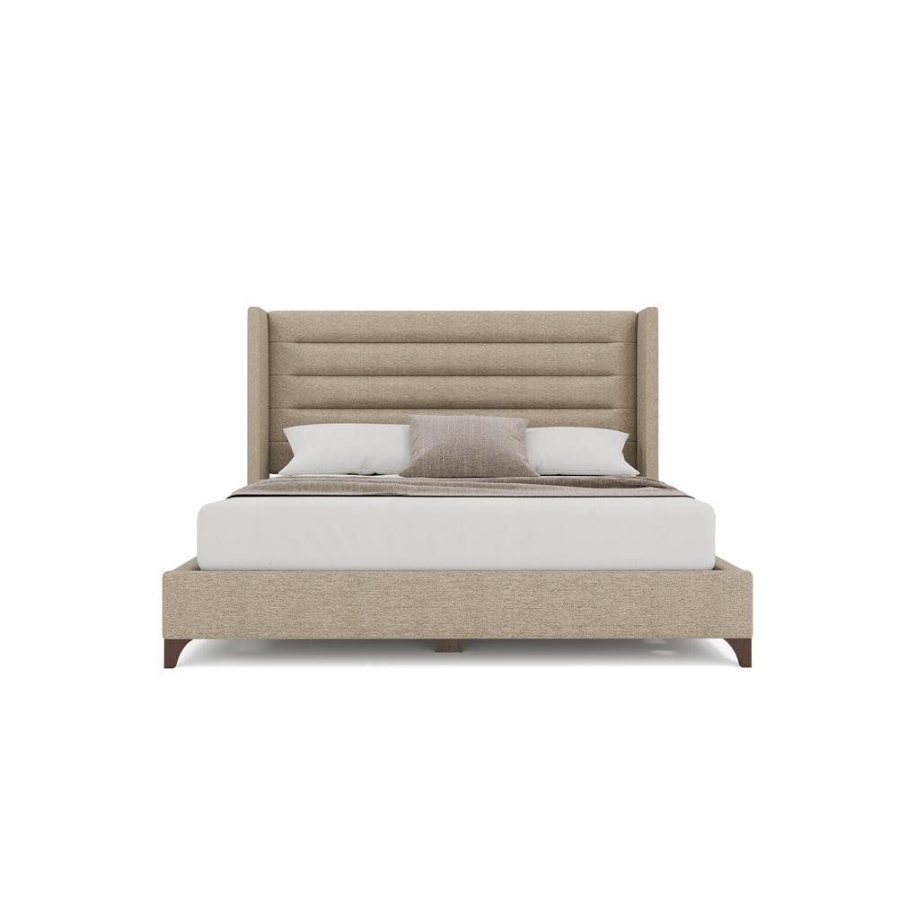 Nativa Interiors - Megan Horizontal Channel King Bed Flax - BED-MEGAN-HC-KN-PF-FLAX veiw 3
