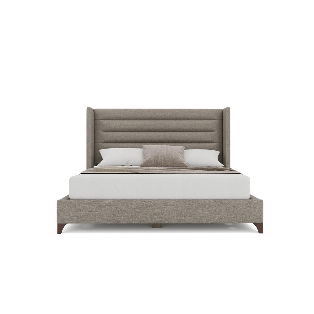Nativa Interiors - Megan Horizontal Channel Queen Bed Grey - BED-MEGAN-HC-QN-PF-GREY veiw 3