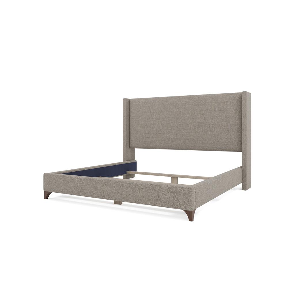 Nativa Interiors - Megan Classic Plain King Bed Grey - BED-MEGAN-PL-KN-PF-GREY veiw 4