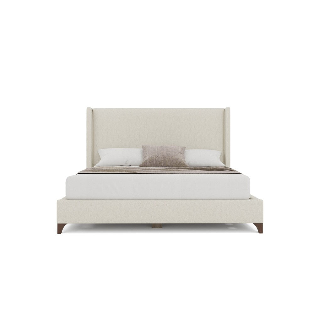 Nativa Interiors - Megan Classic Plain King Bed Off White - BED-MEGAN-PL-KN-PF-WHITE veiw 3