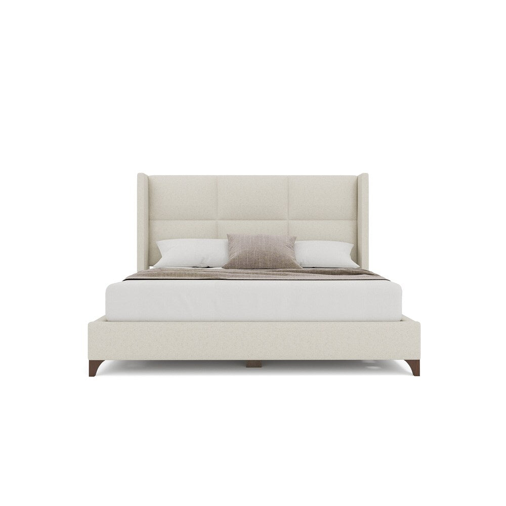 Nativa Interiors - Megan Square King Bed Off White - BED-MEGAN-SQ-KN-PF-WHITE veiw 3