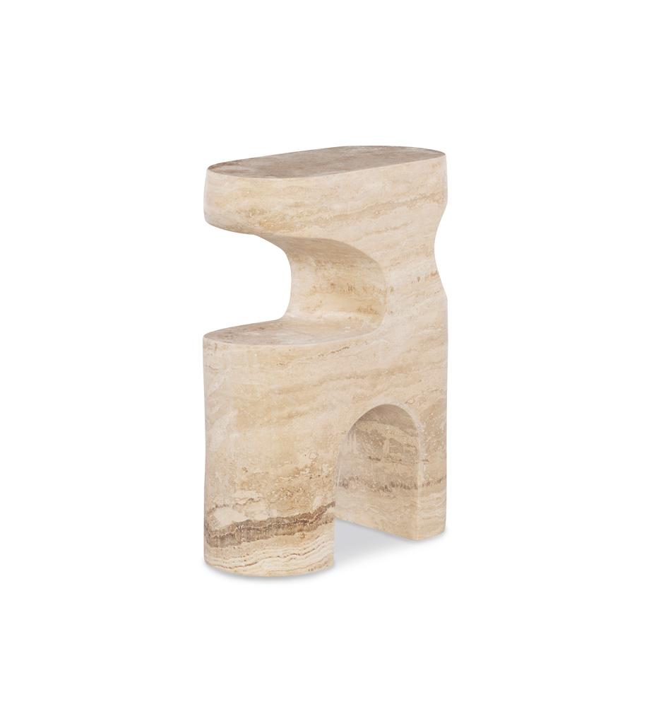 Century Furniture - Grand Tour Furniture Bernini Accent Table in Travertine - SF6254 veiw 1