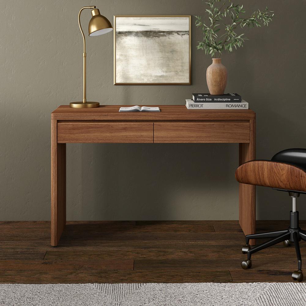 Hudson & Canal - Ashcroft 48 Wide Rectangular Desk in Satin Walnut - OF2355 veiw 4