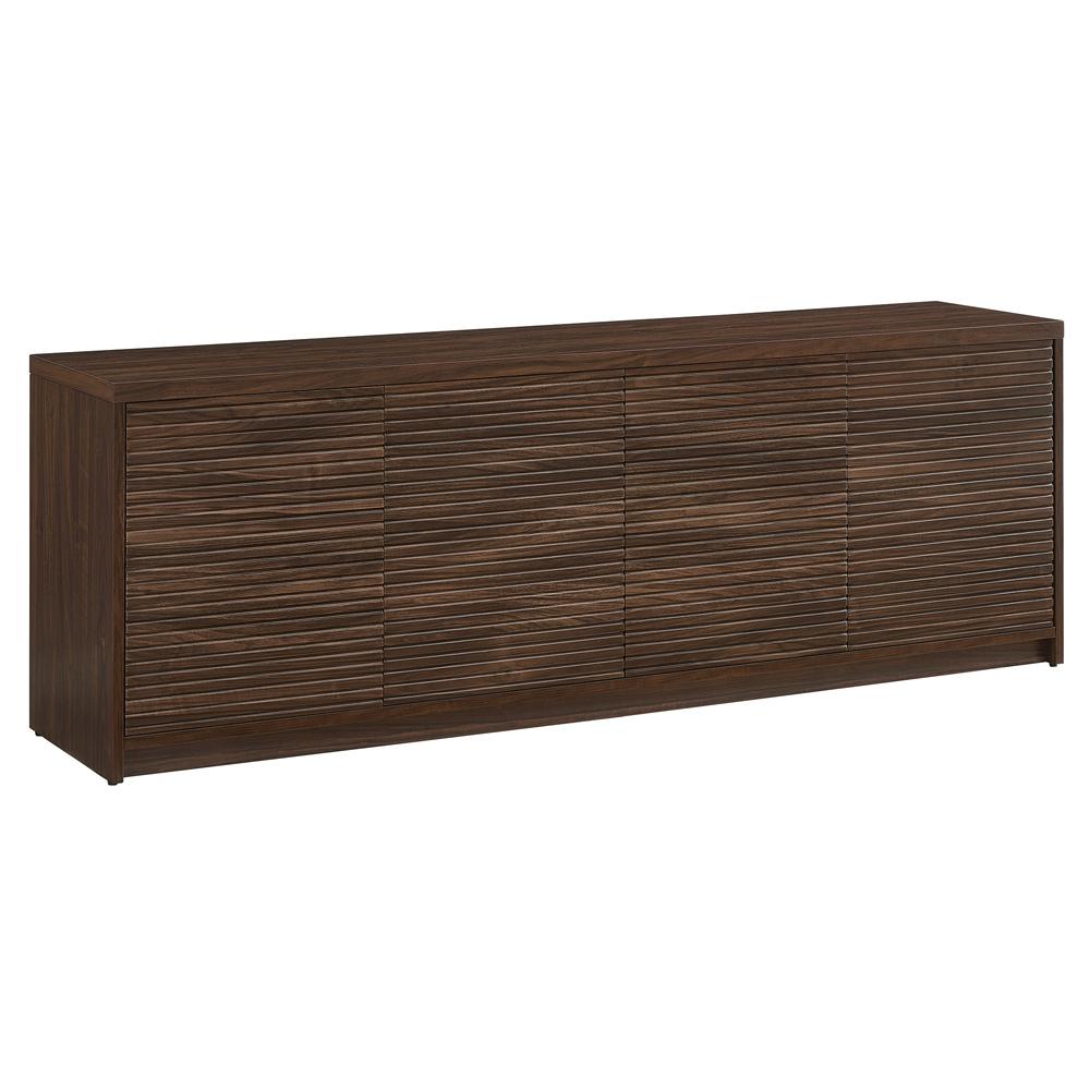 Hudson & Canal - Desmond Rectangular TV Stand for TVs up to 78in in Dark Oak - TV2298 veiw 1