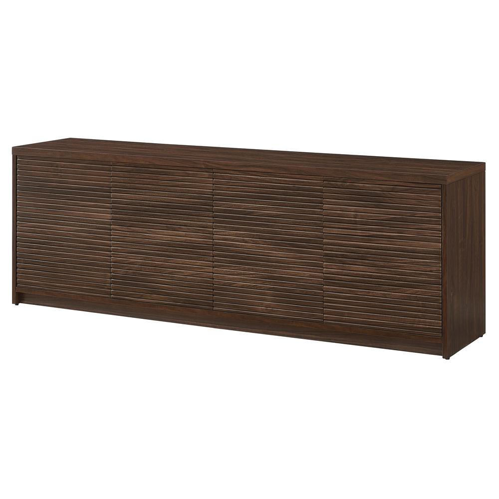 Hudson & Canal - Desmond Rectangular TV Stand for TVs up to 78in in Dark Oak - TV2298 veiw 3