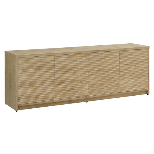 Hudson & Canal - Desmond Rectangular TV Stand for TVs up to 78in in Light Oak - TV2299 veiw 1