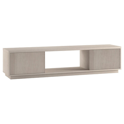 Hudson & Canal - Dorian Rectangular TV Stand for TVs up to 78in in Alder White - TV2295 veiw 1