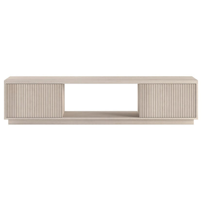 Hudson & Canal - Dorian Rectangular TV Stand for TVs up to 78in in Alder White - TV2295 veiw 2